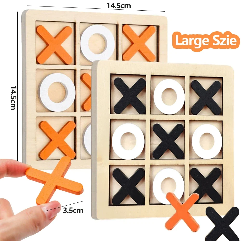 Board Game For 6 Years Old - Holz XO Tic Tac Toe Spiel