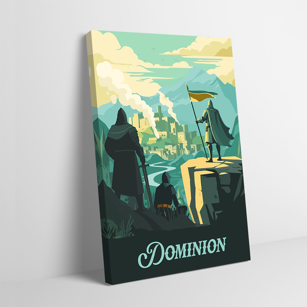 Board Game Inspiration - Vom Brettspiel Dominion inspiriertes Poster, anpassbares,