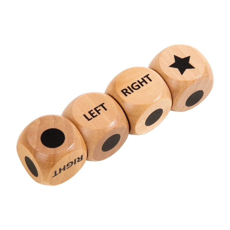 Board Game Store - 4 Stück Spielwürfel links rechts in