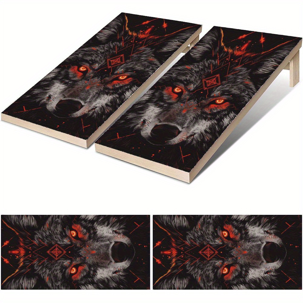 Board Game Inspiration - Tech-inspiriertes, wasserdichtes Cornhole-Board mit Blood Eyed