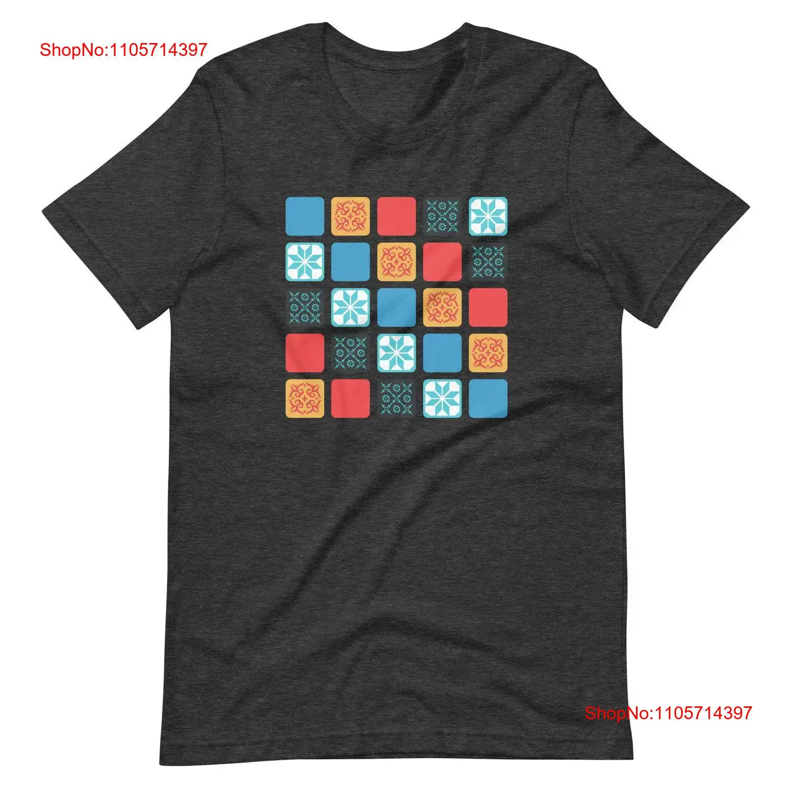 Board Game Inspiration - Azul T-Shirt, inspiriert vom Brettspiel, Quiltmuster,