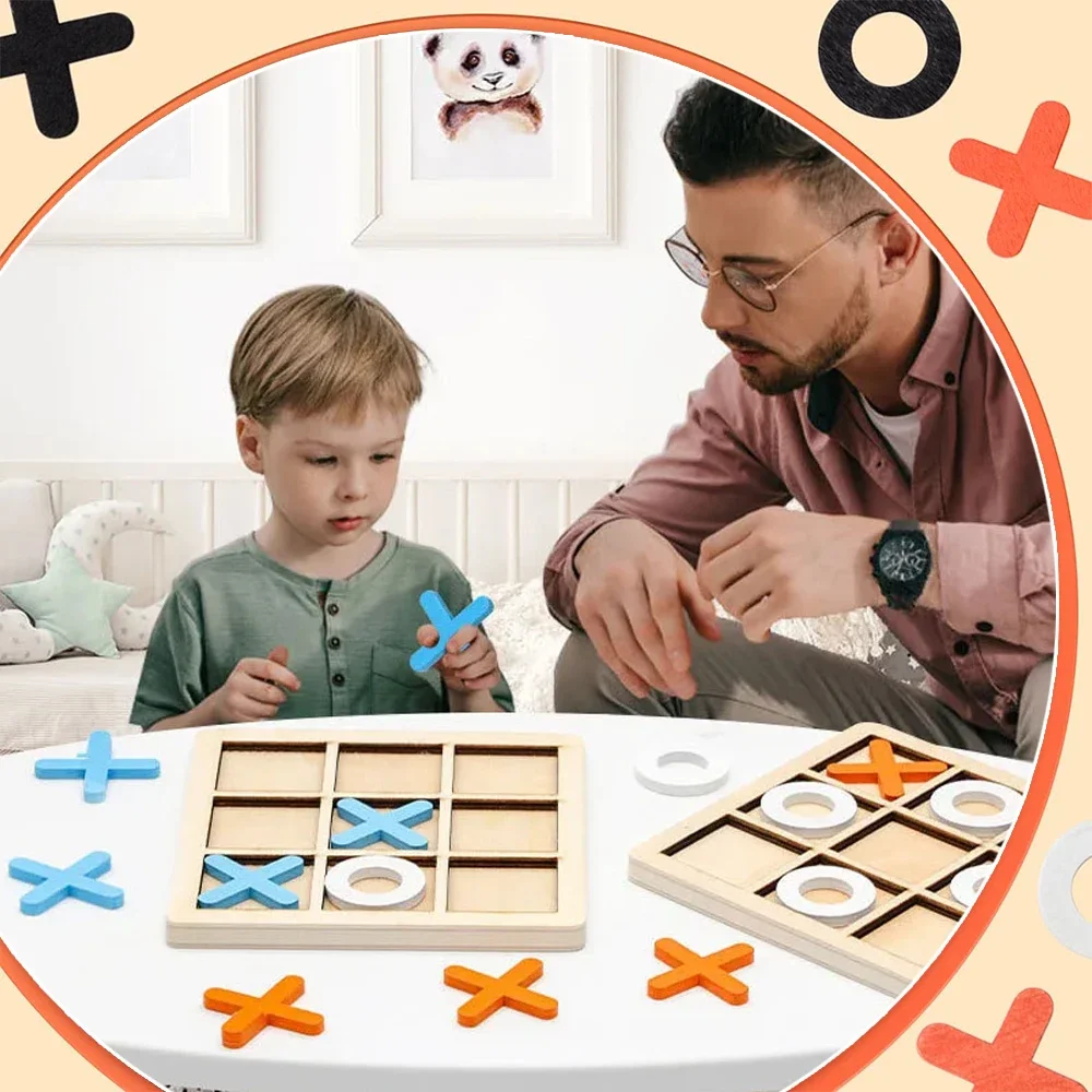 Holz XO Tic Tac Toe Spiel Mini – Board Game For 6 Years Old Bewertung und Preis