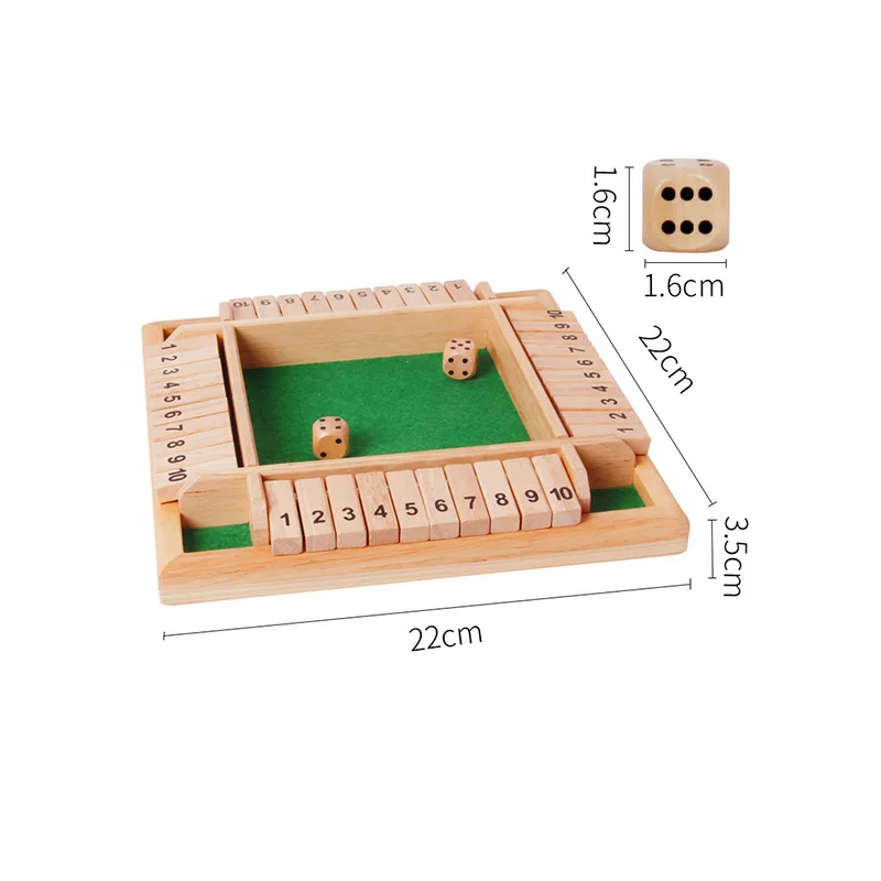 Mathe-Klappen und Würfel aus H – Board Game Instruction Bewertung und Preis