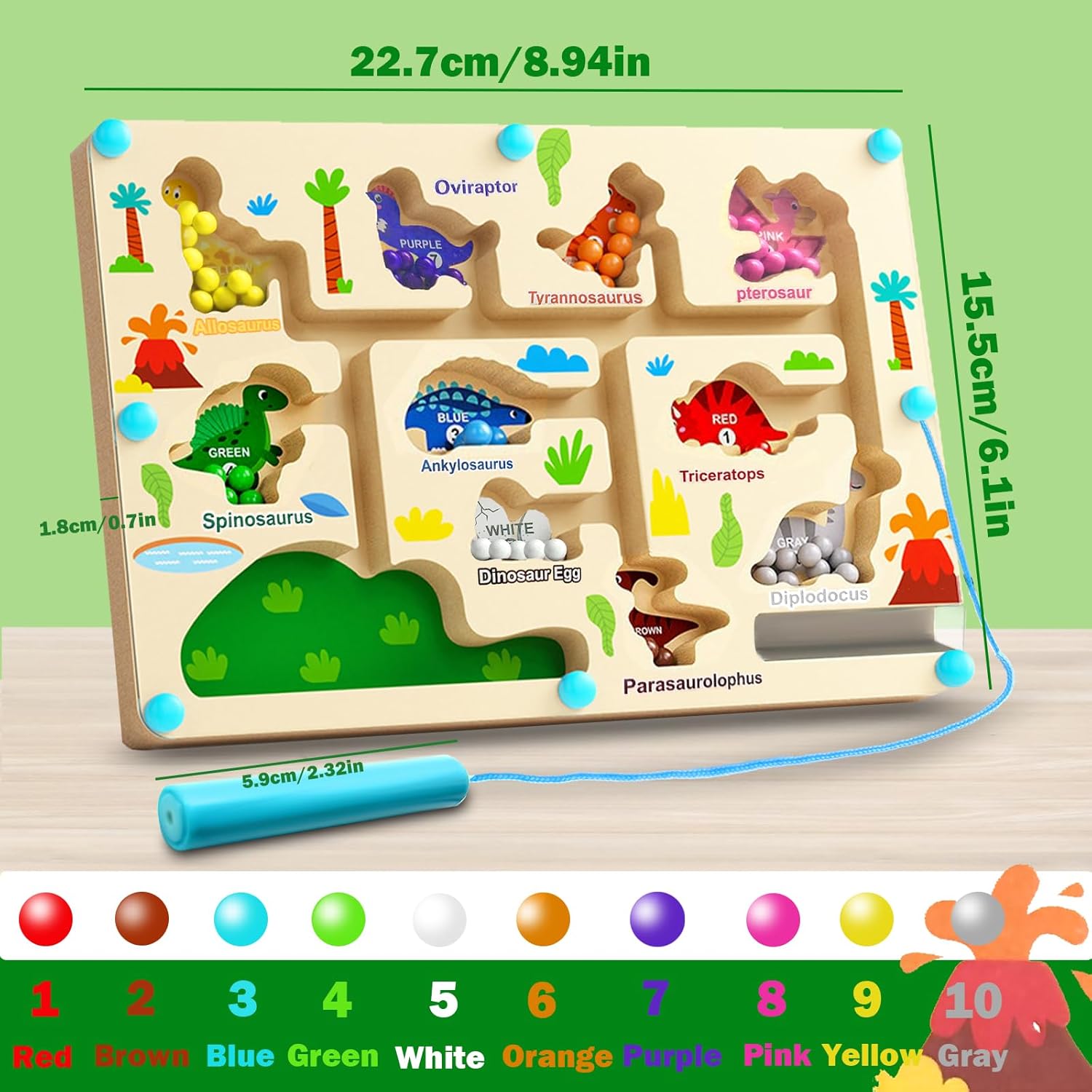 Magnetische Farbe & Zahlen Lab – Board Game Qwirkle Bewertung und Preis